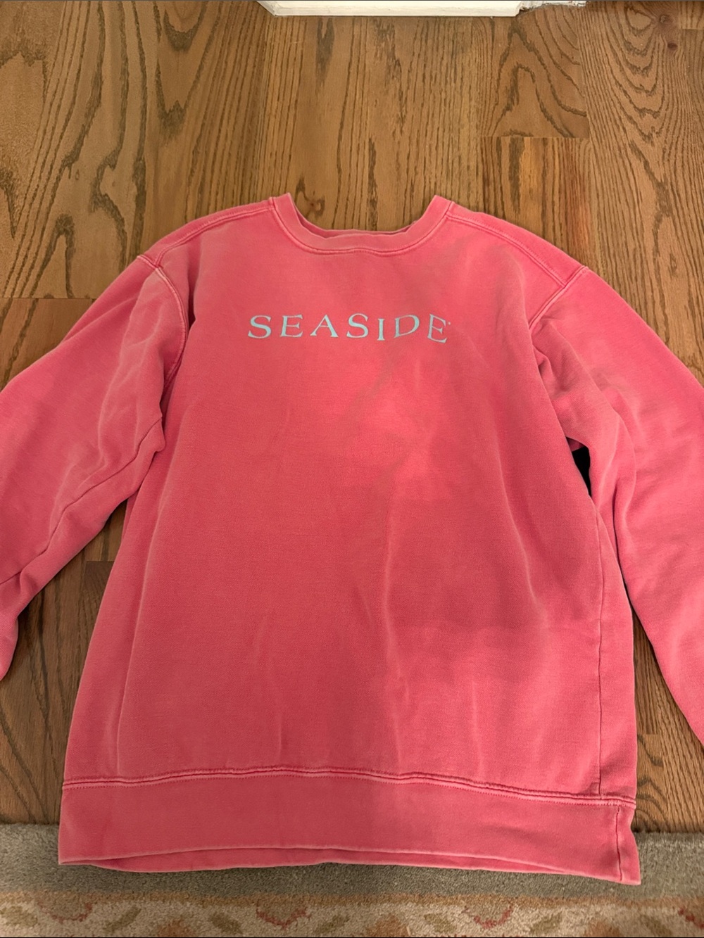 Seaside Coral Crewneck Sweatshirt - Women